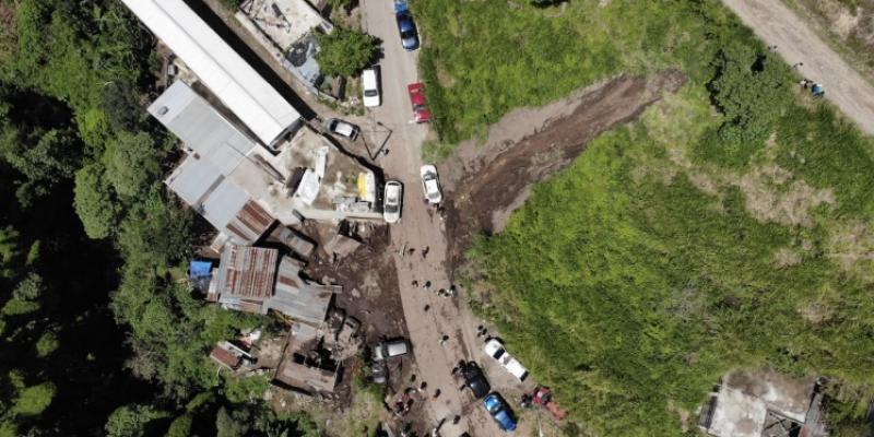Deslizamiento de tierra en Guatemala, Guatemala.
