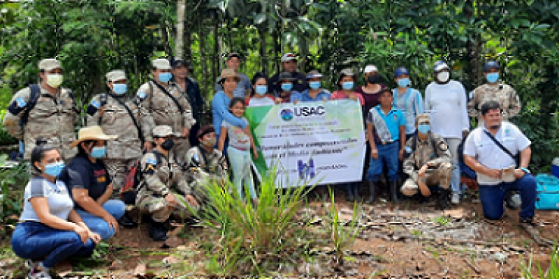 Jornada de reforestación en Izabal.