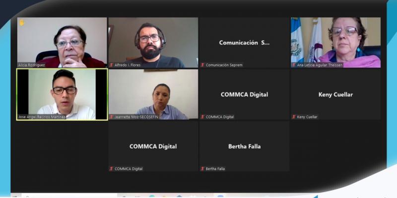 Secretaria Presidencial de la Mujer, Ana Leticia Aguilar Theissen. 