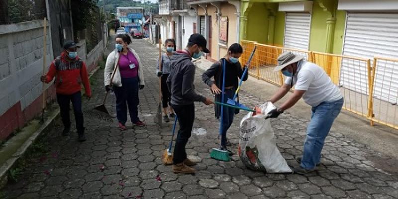 jornada de limpieza en Chimaltenango