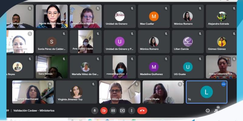 Taller de Socialización y Validación del X Informe Periódico de Avances de la CEDAW