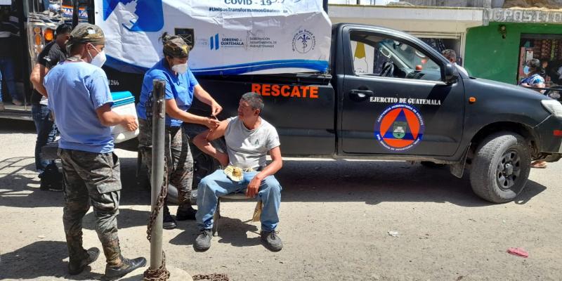 La unidad móvil se desplaza a los lugares más remotos de difícil acceso en el departamento de Huehuetenango.