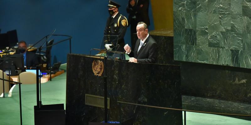 presidente Giammmattei en la ONU