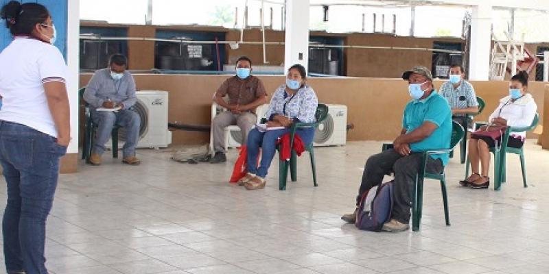 Socialización de información a beneficiarios del Caserío Laguna Ixcoch