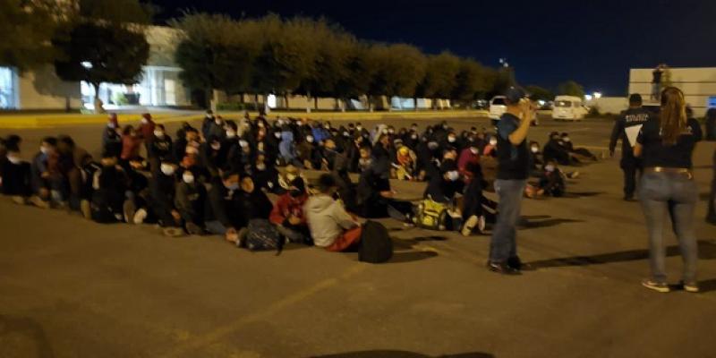 Migrantes en México.