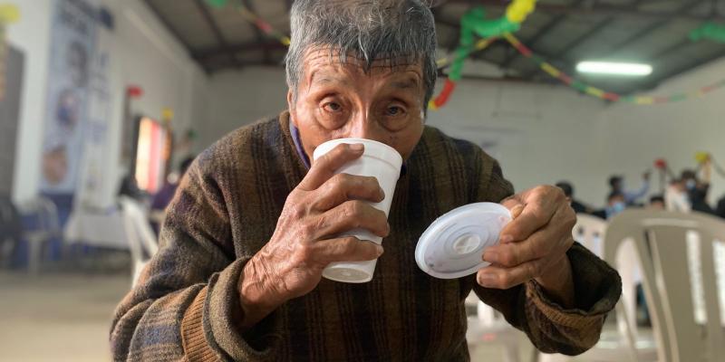 Usuario de Comedor Social en San Francisco El Alto, Totonicapán