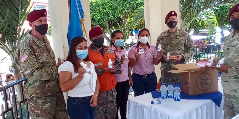 Cuarta Brigada de Infantería apoya jornada médica en San Andrés Villa Seca, Retalhuleu