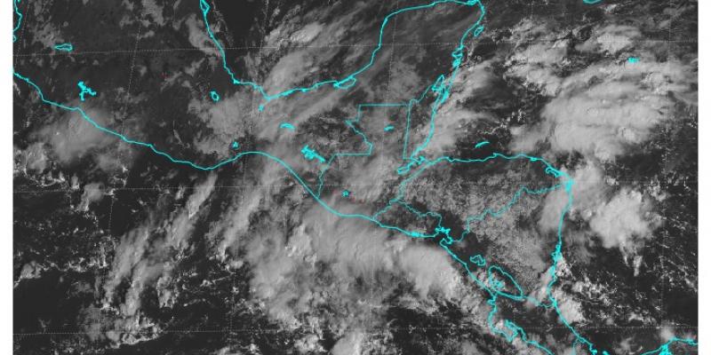 Imagen satelital. Fuente: INSIVUMEH.