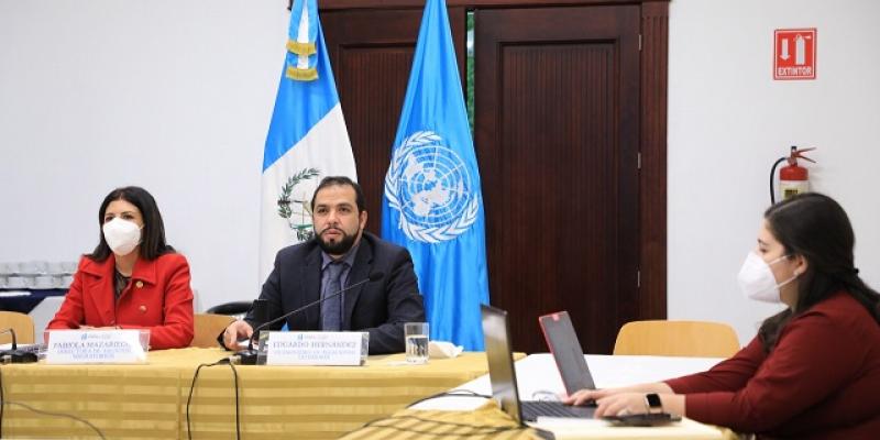 Guatemala presentó los avances y retos del país vinculados a la movilidad humana, en coordinación con instituciones de Gobierno.