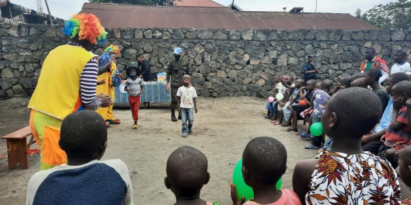 XXI Contingente de Fuerzas Especiales en la República Democrática del Congo, realizó actividades recreativas y culturales con los niños del orfanato Jericho Hope and Peace