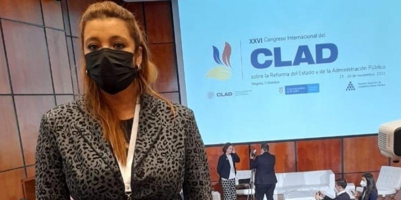 La Directora de la Onsec participa en el Congreso del CLAD en Colombia
