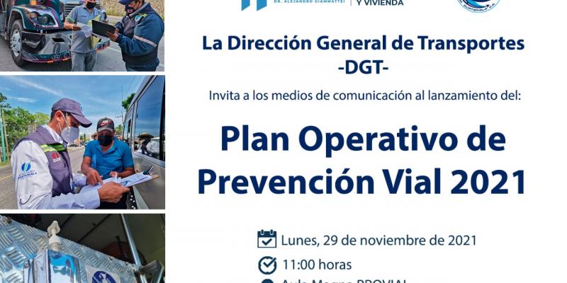 Plan Operativo de Prevención Vial 2021