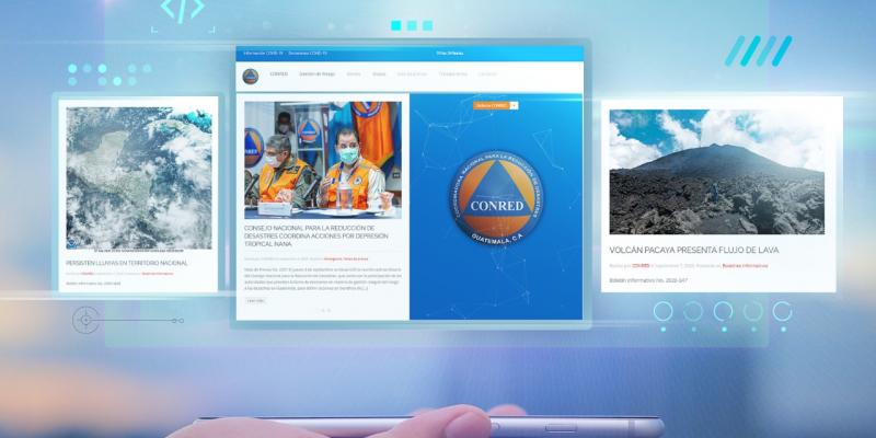 SE-CONRED invita a la población en general a ingresar al sitio web institucional.