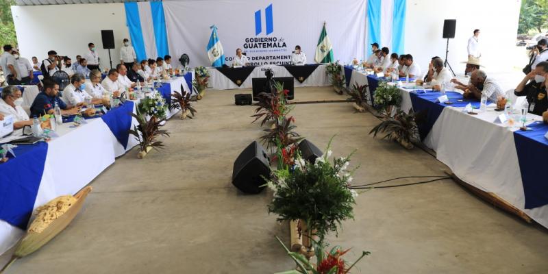 Reunión con autoridades locales de Escuintla 