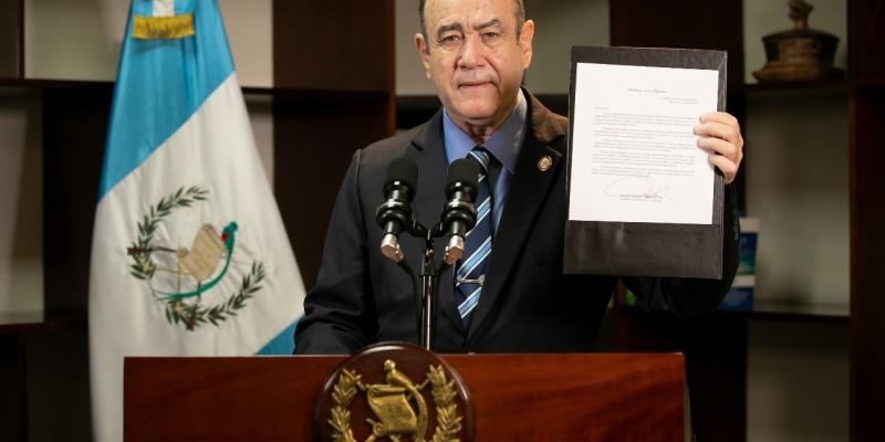 Presidente Alejandro Giammattei 