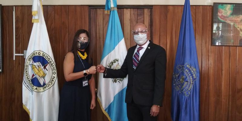 Autoridades del Registro General de la Propiedad y del Instituto Geográfico Nacional firman convenio de cooperación