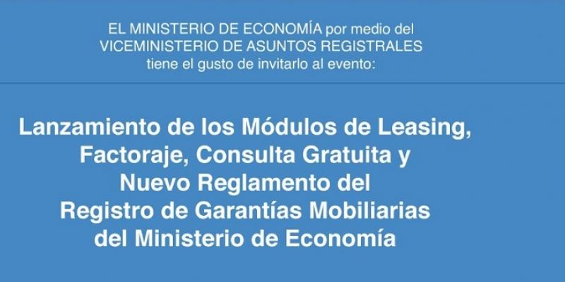 Autoridaes del RGM brindarán información sobre cómo se simplicarán los trámites, así como con aspectos relacionados con la ley de Leasing