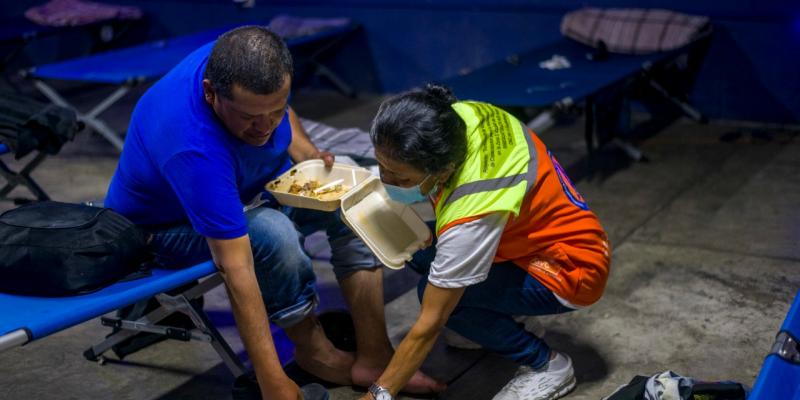 Albergue El Gallito, Guatemala, Guatemala. Foto de archivo.