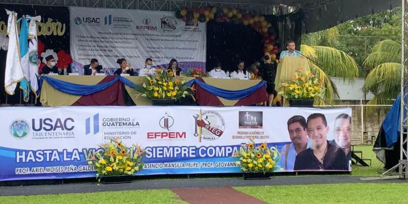 Ministra Claudia Ruíz participa en Izabal en graduación del PADEP