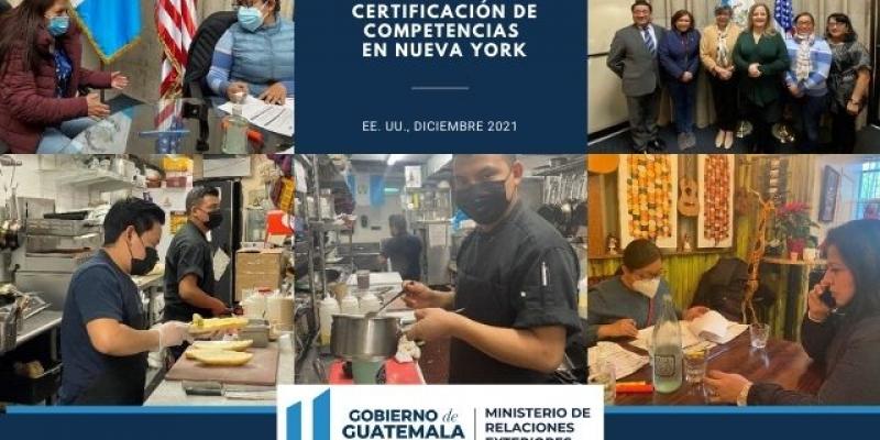 Minex y Mineduc impulsan jornada de certificación de competencias a guatemaltecos en Nueva York