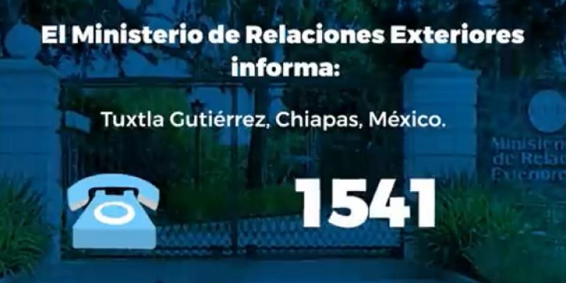 Minex y Conadi asisten a familiares de víctimas de accidente en Chiapas por medio de la línea 1541