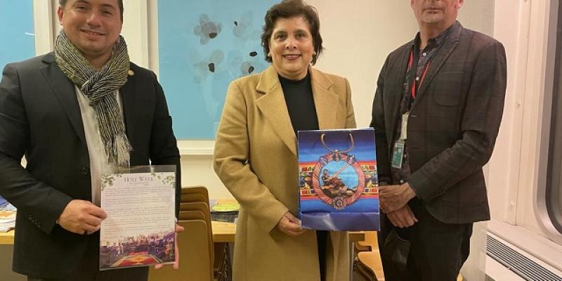 Autoridades del Minex y MCD promocionan en Francia la Semana Santa en Guatemala como Patrimonio Cultural Inmaterial