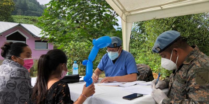  Jornada médica y entrega de filtros de agua potable a vecinos de Santa Cruz, Alta Verapaz
