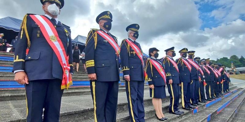 Despedida de los señores Oficiales  integrantes de la promoción CXI de Caballeros Cadetes.
