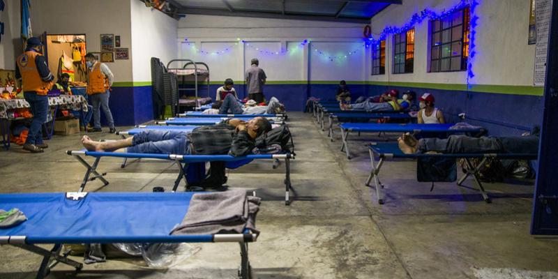 Albergue El Gallito, Guatemala, Guatemala. Foto de archivo.