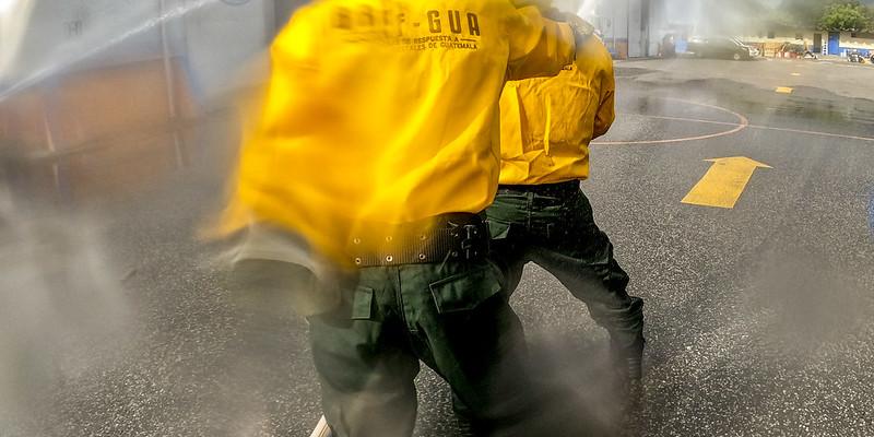 Brigada de Respuesta a Incendios Forestales -BRIF/GUA- de la CONRED está preparada para atender incendios a nivel nacional. Foto de archivo.