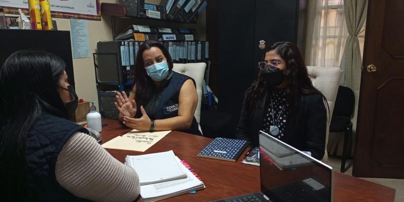 Profesionales de la sede central iniciaron cobertura en San Juan Sacatepéquez 