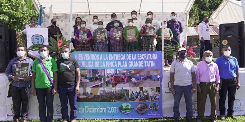 Agricultores de Izabal ahora cuentan con certeza jurídica de sus tierras