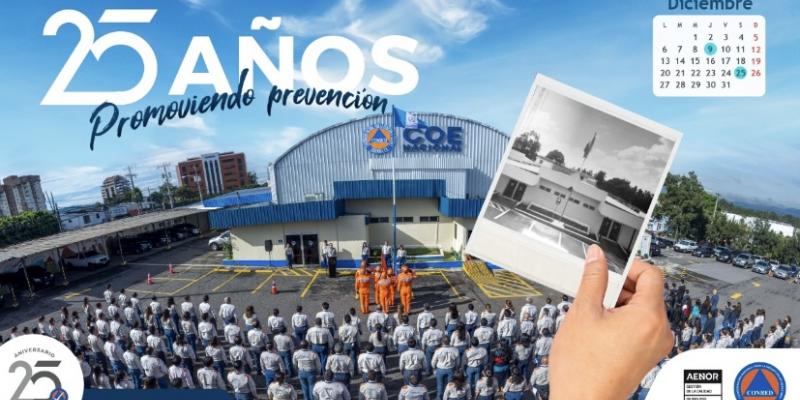 “25 Años Promoviendo Prevención”.
