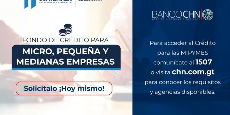 Las solicitudes de crédito las atenderá el CHN.