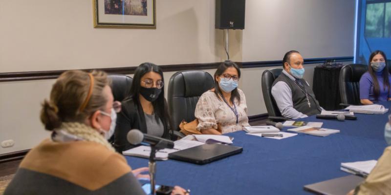 Secretaria Presidencial de la Mujer, Ana Leticia Aguilar Theissen. 