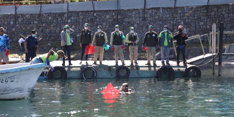 Tercera fase de Playas Limpias comienza en San Lucas Tolimán, Sololá