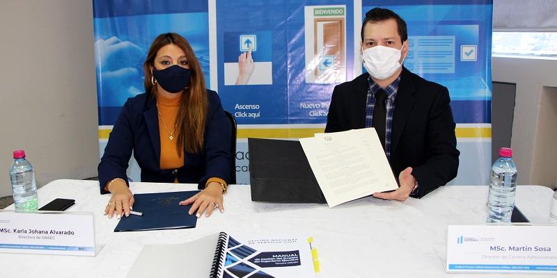 La Director de la Onsec firmó el acuerdo que entra en vigencia en 2022.