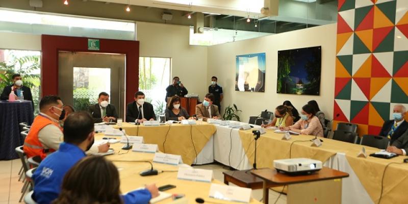 Minex participa en iniciativa interinstitucional para abordar nueva caravana de migrantes