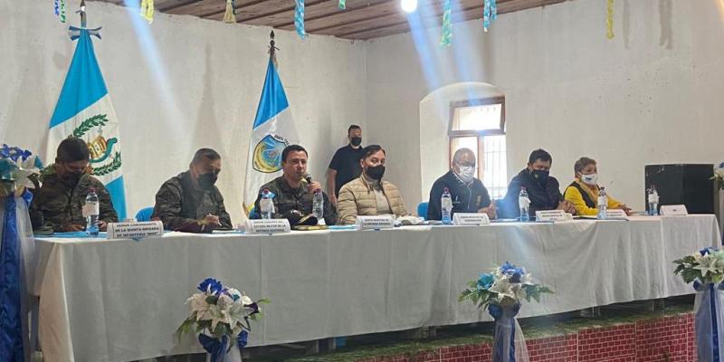 tercera reunión de diálogo entre representantes del Gobierno de Guatemala y pobladores de los municipios de Nahualá y Santa Catarina Ixtahuacán