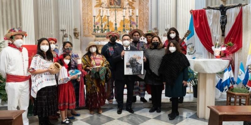 Celebran Día del Señor de Esquipulas en la Diócesis de Roma