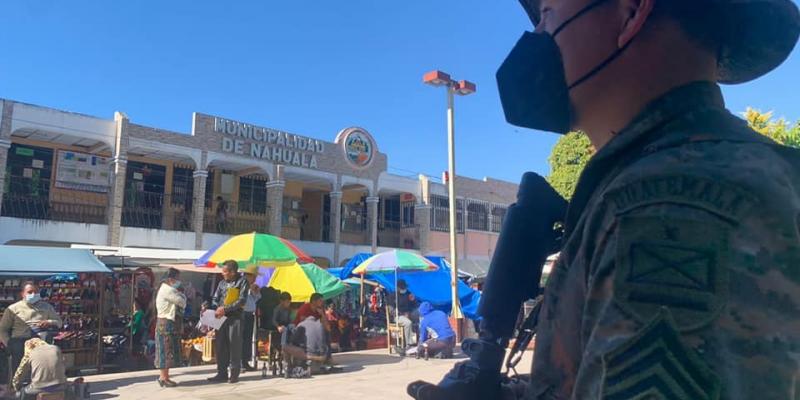 Ejército realiza operaciones de seguridad en conjunto con la Policía Nacional Civil