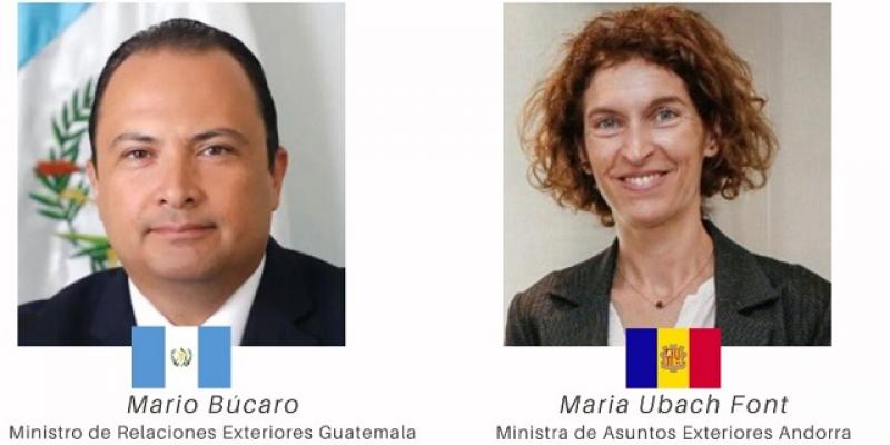 Cancilleres de Guatemala y Andorra abordan temas culturales, educativos y económicos 