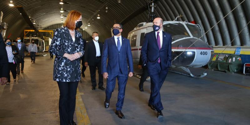 Viceministro Rodas recibe a Heide Fulton, Subsecretaria Adjunta de INL