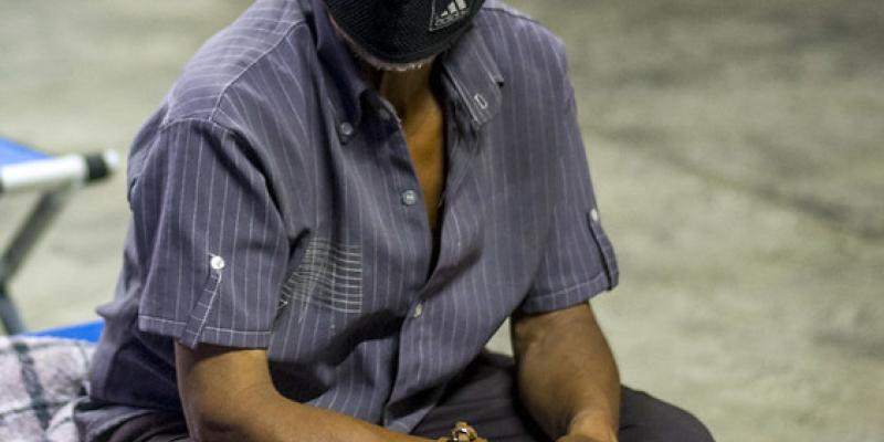 Albergado en El Gallito, Guatemala, Guatemala. Foto de archivo.