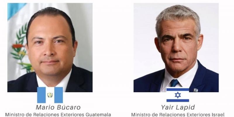 Cancilleres de Guatemala e Israel abordan temas prioritarios de la agenda bilateral y multilateral