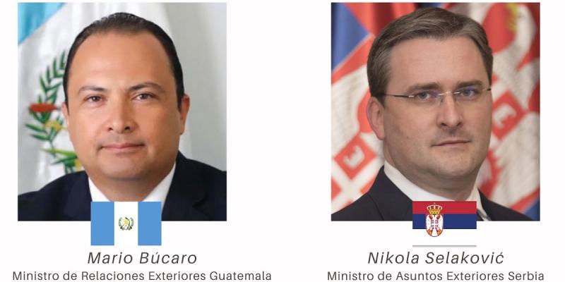 Canciller Mario Búcaro aborda con su homólogo serbio temas comerciales, culturales y de cooperación 