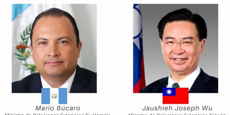 Canciller de Guatemala aborda temas de agenda bilateral con su homólogo de Taiwán