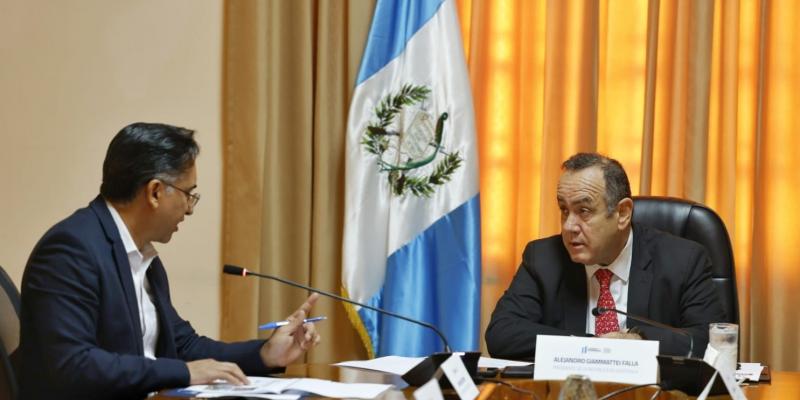 Presidente Alejandro Giammattei 