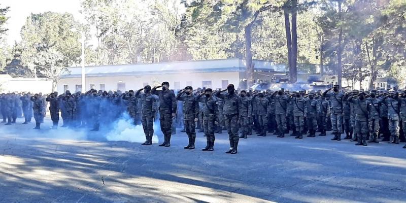 1,922 Ciudadanos iniciaron el Curso Básico del Soldado para servir a la nación en la Fuerza Permanente del Ejército de Guatemala