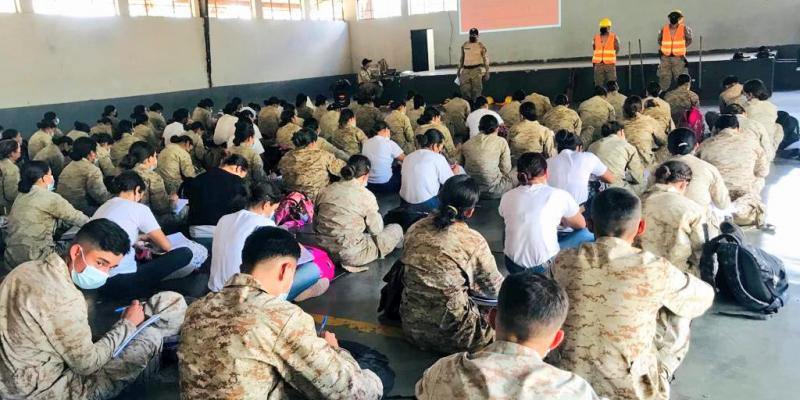 Reservistas Militares del departamento de Guatemala Jutiapa y Quiché continuaron su entrenamiento militar